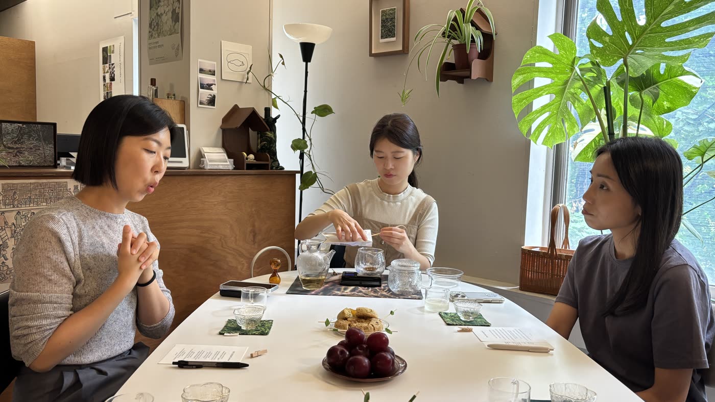 차를 마시며 나눈 대화